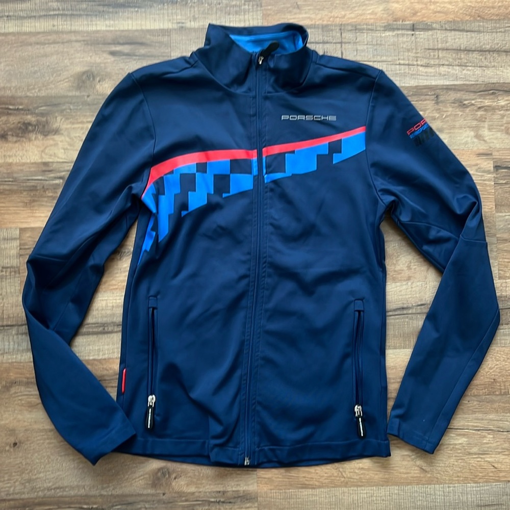 Porsche Rennsport Reunion 7 full zip soft shell jacket